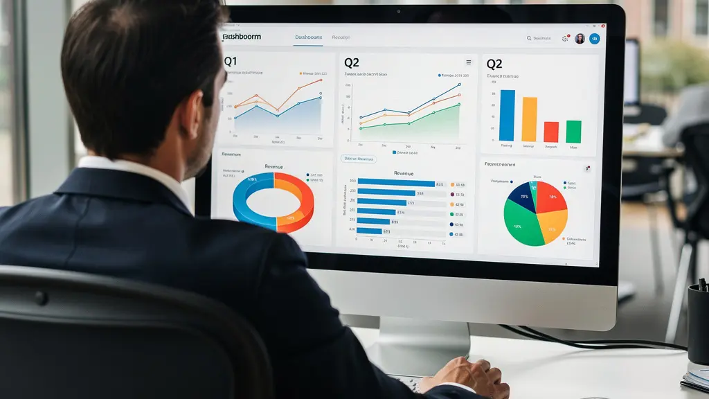 Professional analyseert validatiedata op dashboard in modern Amsterdam kantoor