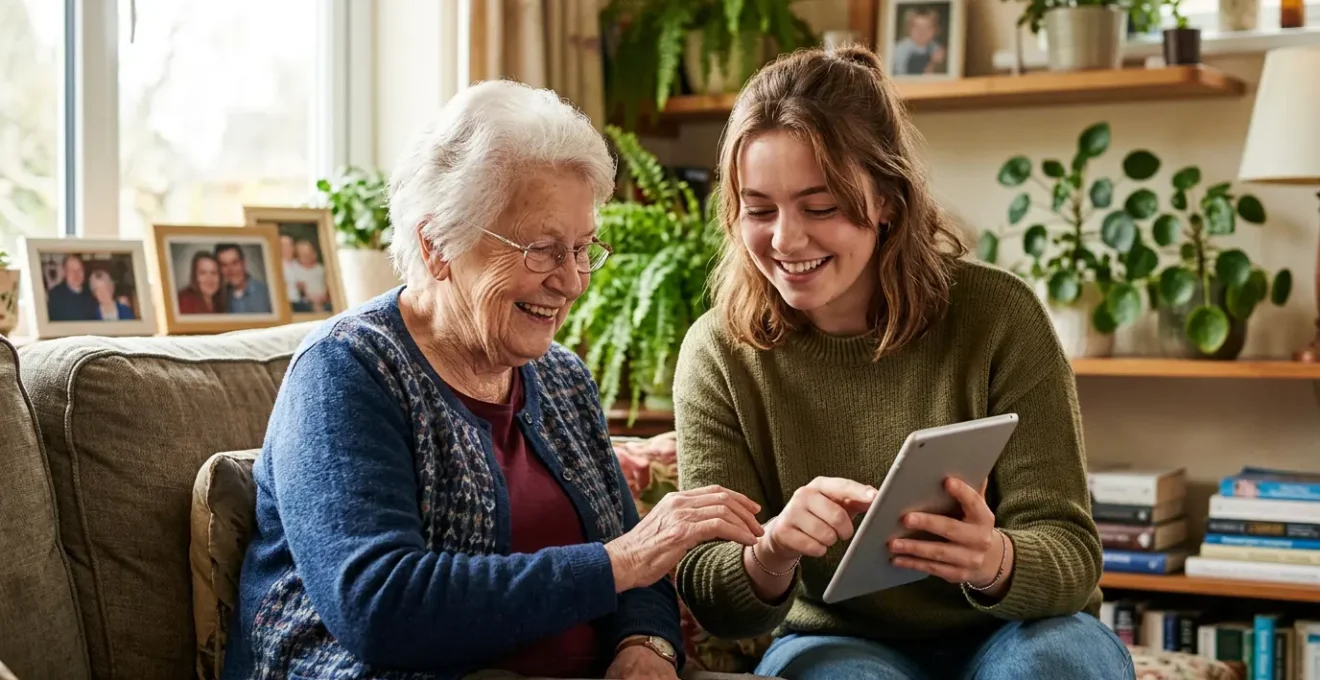 Digitale verbinding tussen jong en oud via buurtapp technologie