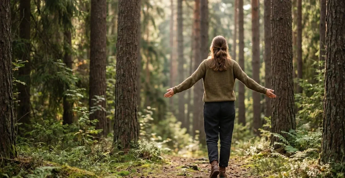 Bosbaden therapie sessie in de Veluwe bossen
