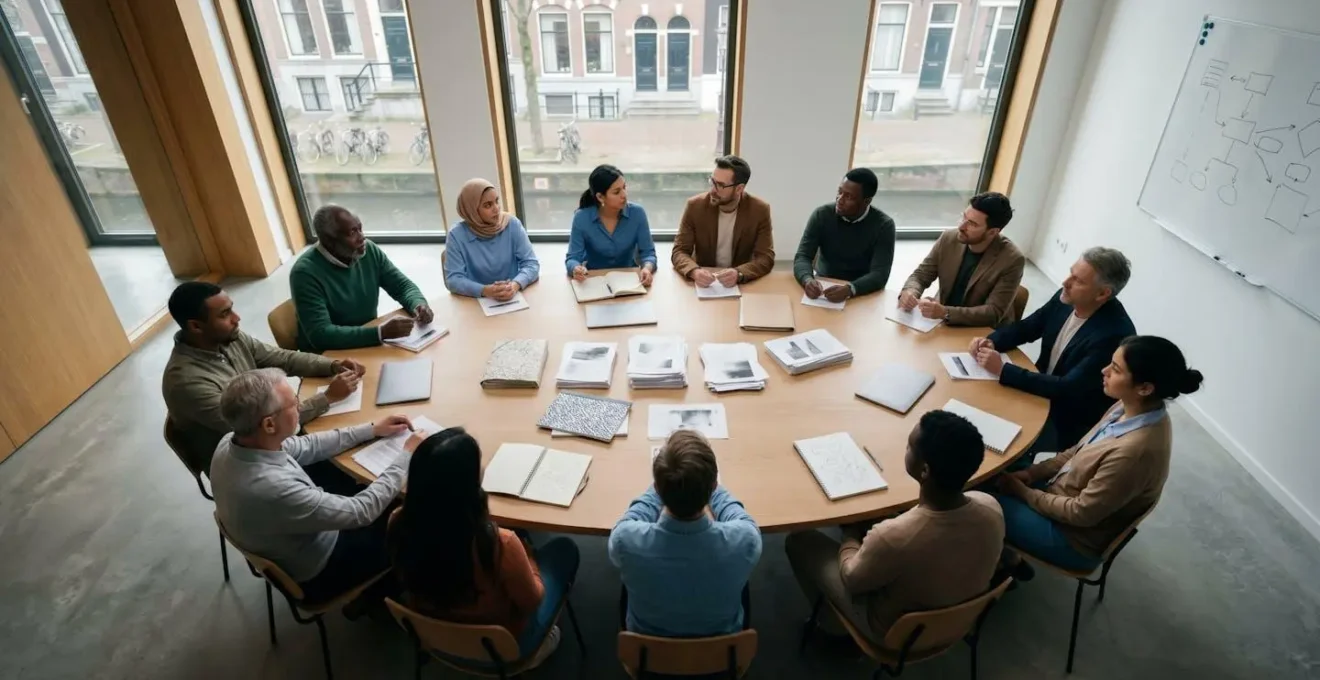 Bewonersgroep in vergadering over rechtsvormkeuze